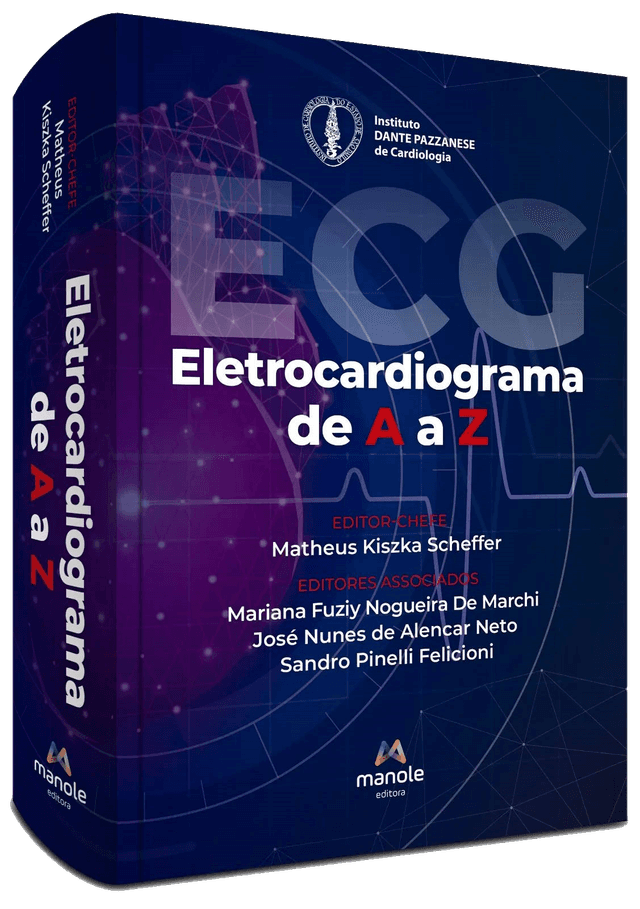 Eletrocardiograma de A a Z - Capa do livro