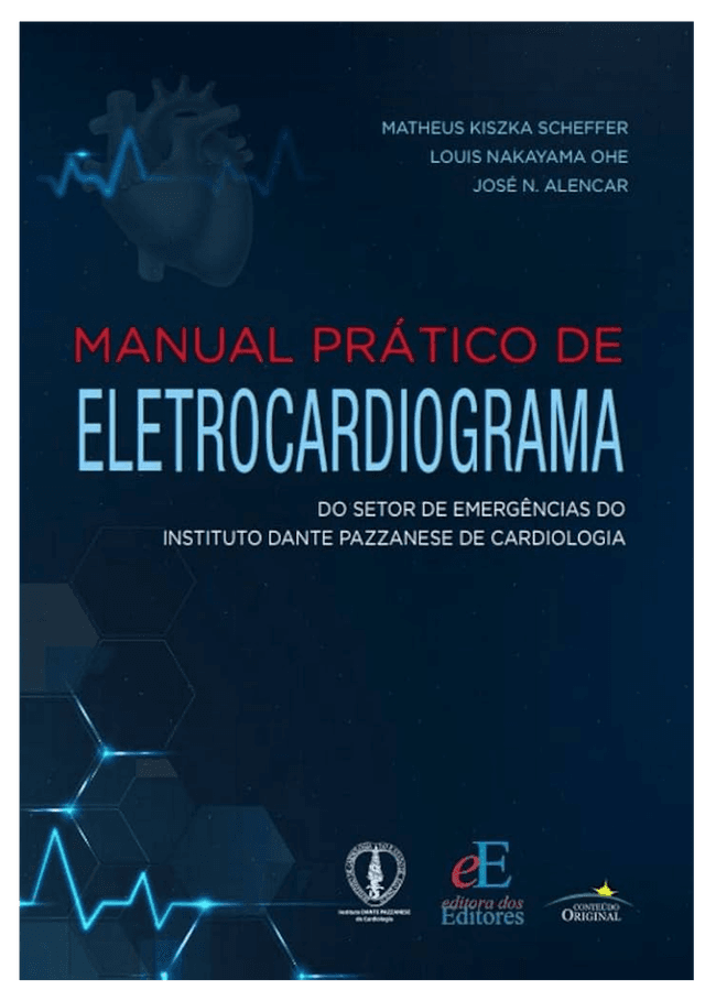 Manual Prático de Eletrocardiograma - Capa do livro