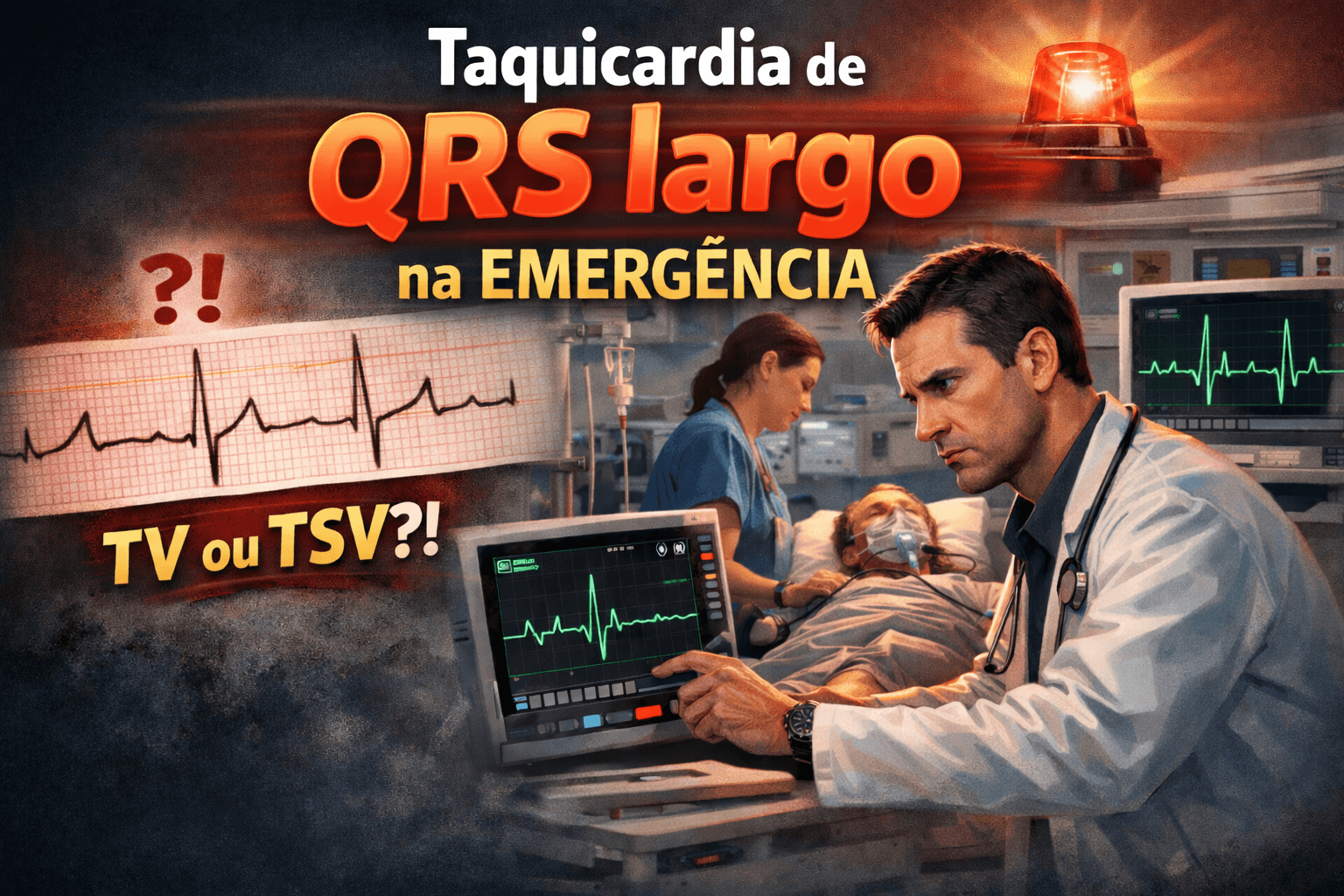 O dilema do QRS largo: por que Brugada pode te enganar na sala vermelha