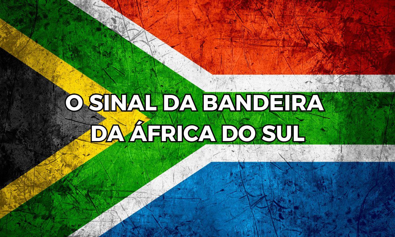 The South African flag sign